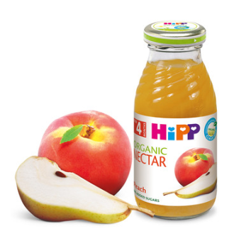 ХИП БИО Нектар от праскови с круши 4+ м. 200мл. | HIPP BIO Organic nectar peach and pear 4+ m 200ml