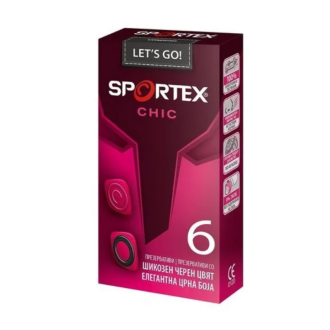 СПОРТЕКС ШИК презервативи x 6бр | SPORTEX CHIC condoms x 6s