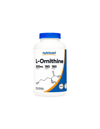 Л-Орнитин x 180 капсули НУТРИКОСТ | L-Ornithine x 180 caps NUTRICOST