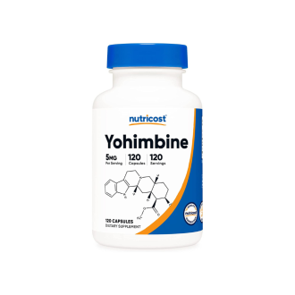 Йохимбин 5 мг x 120 капсули НУТРИКОСТ | Yohimbine 5 mg x 120 caps NUTRICOST