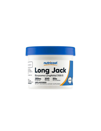 Тонгкат Али 250 мг x 50 гр прах НУТРИКОСТ | Long Jack 250 mg x 50 g NUTRICOST