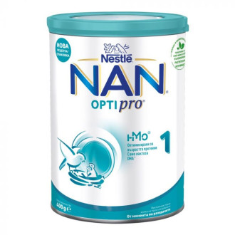 НАН ОПТИПРО 1 Адаптирано мляко за кърмачета 0-6м 400гр | NAN OPTIPRO 1 infant milk 0-6m 400g