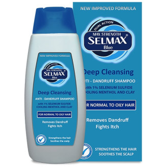 СЕЛМАКС БЛУ дълбокопочистващ шампоан против пърхот 200мл | SELMAX BLUE anti-dandruff cleansing shampoo 200ml