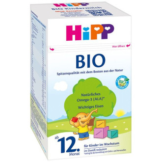 ХИП ОРГАНИК БИО 3 Адаптирано мляко за малки деца 600гр | HIPP ORGANIC BIO 3 Growing up milk 600g