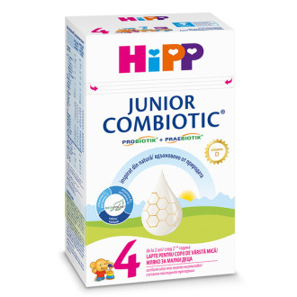 ХИП 4 КОМБИОТИК ДЖУНИЪР Мляко за малки деца 500гр | HIPP 4 COMBIOTIC JUNIOR Growing up milk 400g