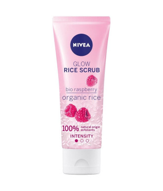 НИВЕА Озаряващ оризов скраб за лице за суха и чувствителна кожа 75мл | NIVEA Glow rice scrub for dry and sensitive skin 75ml
