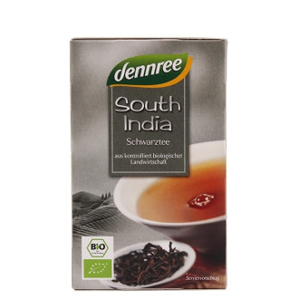 БИО Чай Черен Южна Индия пакетчета 20бр, 30гр ДАНРЕ | BIO Black tea "Aouth India" teabags 20s, 30g DANNREE