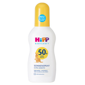 ХИП БЕЙБИЗАНФТ Слънцезащитен спрей SPF50+ 150мл | HIPP BABYSANFT Sun protection spray SPF50+ 150ml