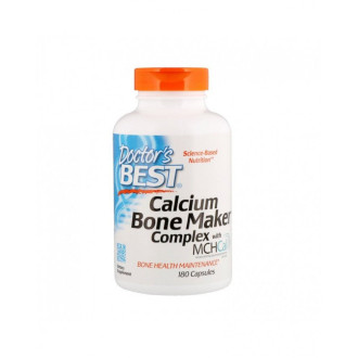 КАЛЦИЙ КОМПЛЕКС + Минерали и витамини за здрави кости 180 капсули ДОКТОРС БЕСТ | Calcium Bone Maker Complex 180s DOCTOR'S BEST