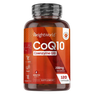 Коензим Q10 I 200 мг x 120 капсули Уейт Уърлд | CoQ10 200 mg x 120 caps Weight World 