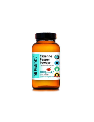 Лют червен пипер Кайен на прах х 100 гр Доктор Уакде | Cayenne Papper Powder x 100 g Dr Wakde