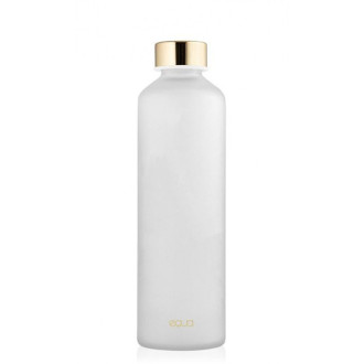 ЕКУА Бутилка, стъкло БЯЛО КАДИФЕ 750мл | EQUA Eco glass bottle WHITE VELVET 750ml