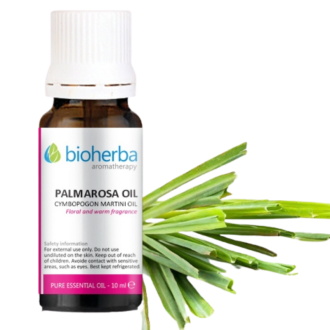 Етерично масло от ПАЛМАРОЗА 10мл БИОХЕРБА | Essential PALMAROSA oil 10ml BIOHERBA