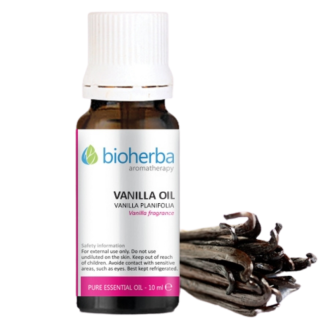 Етерично масло от ВАНИЛИЯ (разредено в базово масло) 10мл БИОХЕРБА | Essential VANILLA oil 10ml BIOHERBA