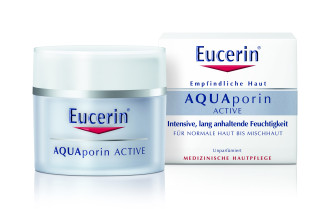 ЮСЕРИН АКВАПОРИН АКТИВ Крем за лице за суха кожа 50мл | EUCERIN AQUAporin ACTIVE Face cream for dry skin 50ml