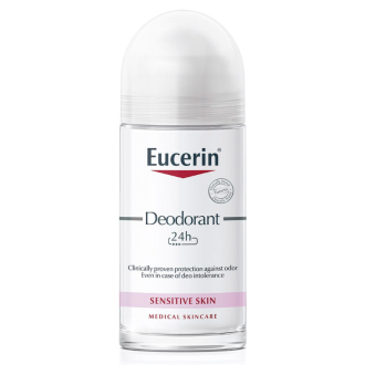 ЮСЕРИН Рол-oн дезодорант за чувствителна кожа 24ч (нормално изпотяване) 50мл | EUCERIN Anti-perspirant deodorant for sensitive skin 24h 50ml