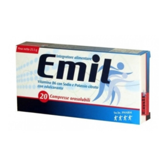 ЕМИЛ таблетки за смучене при гадене и повръщане х 20бр | EMIL tabs x 20s