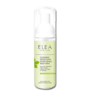 ЕЛЕА Почистваща вода-пяна за лице мазна и смесена кожа 165мл | ELEA Cleansing water-foam oily & mixed skin 165ml