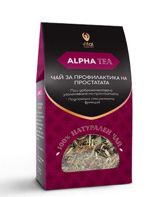 АЛФА ТИЙ билков чай при проблеми с простатата 100гр ВИТАЛ КОНЦЕПТ | ALPHA TEA 100g VITAL CONCEPT