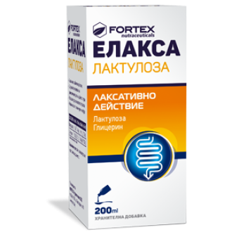 ЕЛАКСА Лактулоза сироп 200м ФОРТЕКС | ELAXA Lactulose syrup 200ml FORTEX