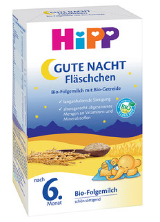 ХИП ЛЕКА НОЩ Био преходно мляко за кърмачета 500гр | HIPP GOOD NIGHT Bio follow on infant milk 500g