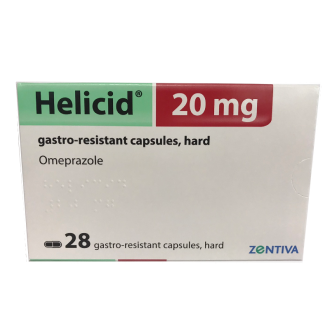 ХЕЛИЦИД 20мг. стомашно-устойчиви капсули, твърди 28 бр. | HELICID 20mg gastro-resistant capsules, hard 28s
