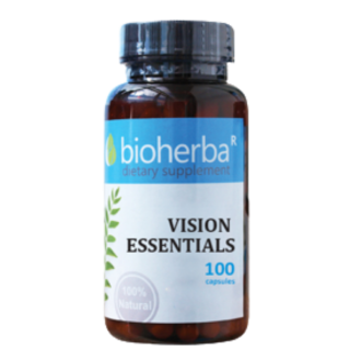 ФОРМУЛА ЗА ОЧИТЕ Комбинация от витамини, минерали и антиоксиданти 100 капс. БИОХЕРБА | VISION ESSENTIALS 100 caps. BIOHERBA