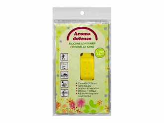 АРОМА ДЕФЕНС СИЛИКОНОВА ГРИВНА (контейнер) Против насекоми За възрастни - Избор от цветове 1бр. | AROMA DEFENCE INSECT WRISTBAND (container) For adults - Colour mix 1s 