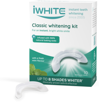 АЙ УАЙТ ИНСТАНТ Гел-шини за незабавно избелване за зъбите КЛАСИК 10бр | IWHITE INSTANT CLASSIC Professional teeth whitening kit 10s