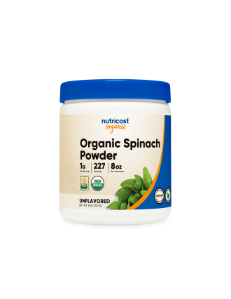 Спанак Органик x 227 гр прах НУТРИКОСТ | Organic Spinach Powder x 227 g NUTRICOST