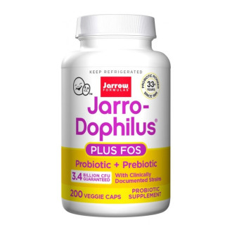 ПРОБИОТИК Jarrow-Dophilus + Пребиотик 3,4 млрд CFU х 200 капсули ДЖАРОУ ФОРМУЛАС | Probiotic Jarrow-Dophilus + Prebiotics 200s JARROW FORMULAS