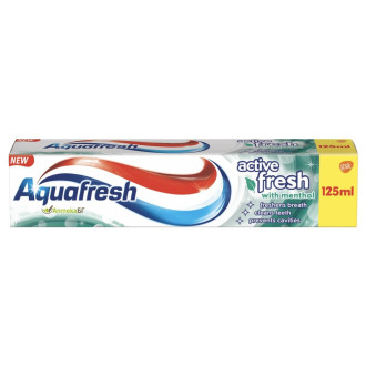 АКВАФРЕШ Паста за зъби АКТИВ ФРЕШ 125мл | AQUAFRESH Toothpaste ACTIVE FRESH 125ml 