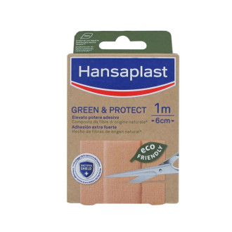ХАНЗАПЛАСТ КЛАСИК GREEN & PROTECT Пластир-лента за рани 1м x 6см УСТОЙЧИВА | HANSAPLAST CLASSIC Patches 1m x 6sm