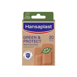ХАНЗАПЛАСТ КЛАСИК GREEN & PROTECT Пластири за рани х 20бр УСТОЙЧИВИ | HANSAPLAST CLASSIC Patches 20s