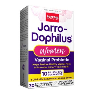 ПРОБИОТИК ЗА ЖЕНИ Jarrow-Dophilus 10млрд CFU капсули 30бр ДЖАРОУ ФОРМУЛАС | Probiotic Jarrow-Dophilus for women 10 bln CFU 30s JARROW FORMULAS