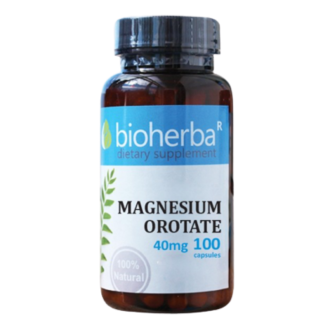 МАГНЕЗИЕВ ОРОТАТ 40 мг. 60 капс. БИОХЕРБА | MAGNESIUM OROTATE 40 mg. 60 caps. BIOHERBA