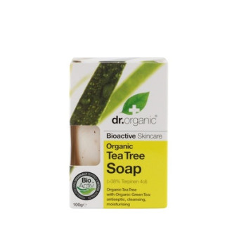 Д-Р ОРГАНИК Чаено дърво сапун 100гр | DR ORGANIC Tea tree soap 100gr