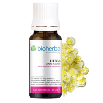 БИОХЕРБА Етерично масло от ЛИЦЕА 10мл | BIOHERBA Essential LITSEA oil 10ml 