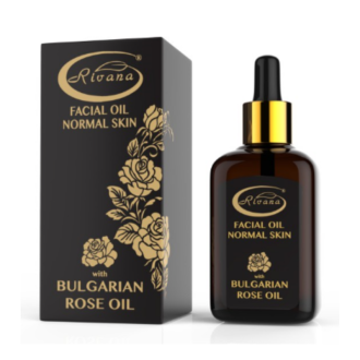 Масло за лице за нормална кожа с БЪЛГАРСКО РОЗОВО МАСЛО 30мл РИВАНА | Facial oil for normal skin with BULGARIAN ROSE OIL 30ml RIVANA