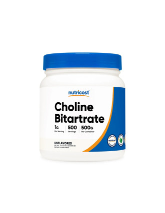 Холин Битартарат x 500 гр прах НУТРИКОСТ | Choline Bitartrate x 500 g NUTRICOST