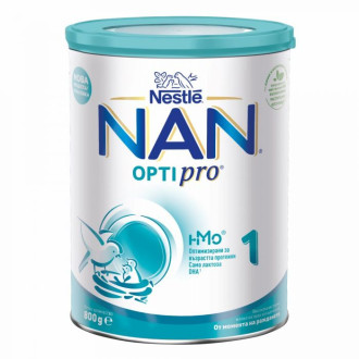 НАН ОПТИПРО 1 Адаптирано мляко за кърмачета 0-6м 800гр | NAN OPTIPRO 1 infant milk 0-6m 800g
