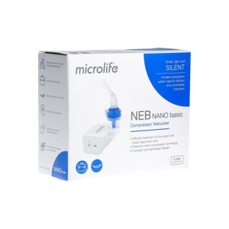 МИКРОЛАЙФ Компресорен инхалатор NEB NANO BASIC | MICROLIFE Compressor nebulizer NEB Nano Basic
