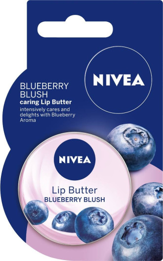 НИВЕА Масло за устни Боровинка 16,7гр | NIVEA Lip Butter Blueberry 16,7g