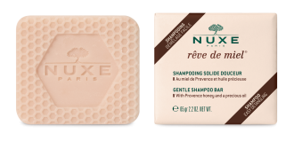 НУКС Твърд шампоан за коса и тяло 65гр | NUXE Reve de Miel Gentle shampoo bar 65g