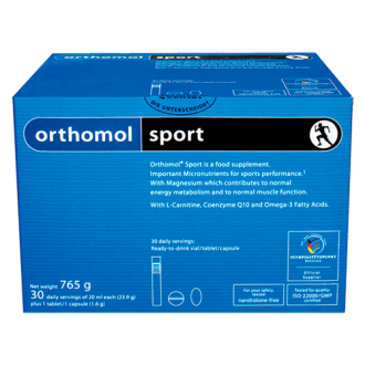 СПОРТ за активно спортуващи 30бр. дози ОРТОМОЛ | SPORT 30s doses ORTHOMOL