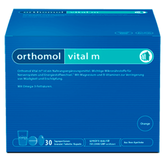 ВИТАЛ M За Него Мултивитамини, минерали и фитонутриенти 30бр. дози ОРТОМОЛ | VITAL M 30s doses ORTHOMOL