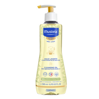 МУСТЕЛА Душ олио за суха и много суха кожа 500мл | MUSTELA Cleansing bath oil for dry and very dry skin 500ml