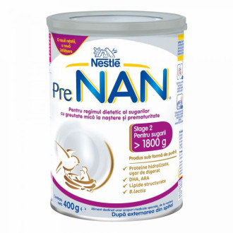 ПРЕ-НАН Адаптирано мляко за недоносени деца 400гр | PRE-NAN infant milk formula 0-12 m 400g