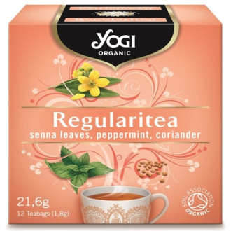 ЙОГИ ОРГАНИК БИО Чай "Добър метаболизъм", пакетчета 12бр | YOGI ORGANIC BIO Tea "Regularitea", teabags 12s