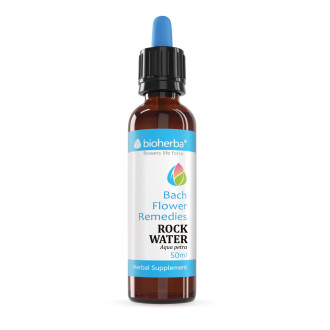 Скална вода (Аква петра) 50мл Капките на доктор БАХ Биохерба | Aqua petra (Rock water) Dr Bach Flower Remedies BIOHERBA